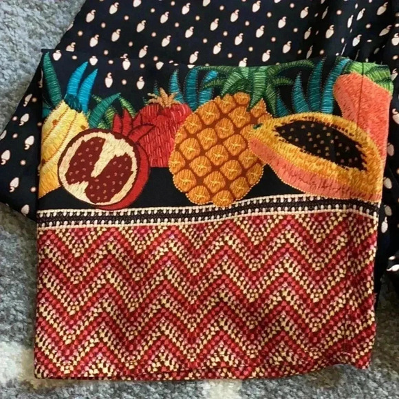 Anthropologie Farm Rio Tucker Paperbag Pants - Picture 3 of 5